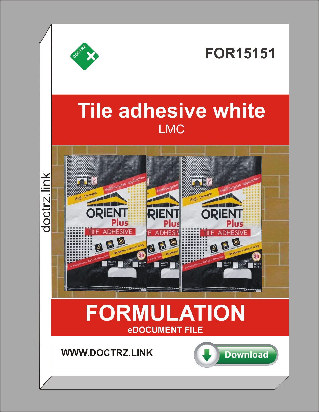 Tile adhesive white LMC